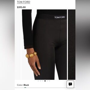 Tom Ford Sleek Black Leggings